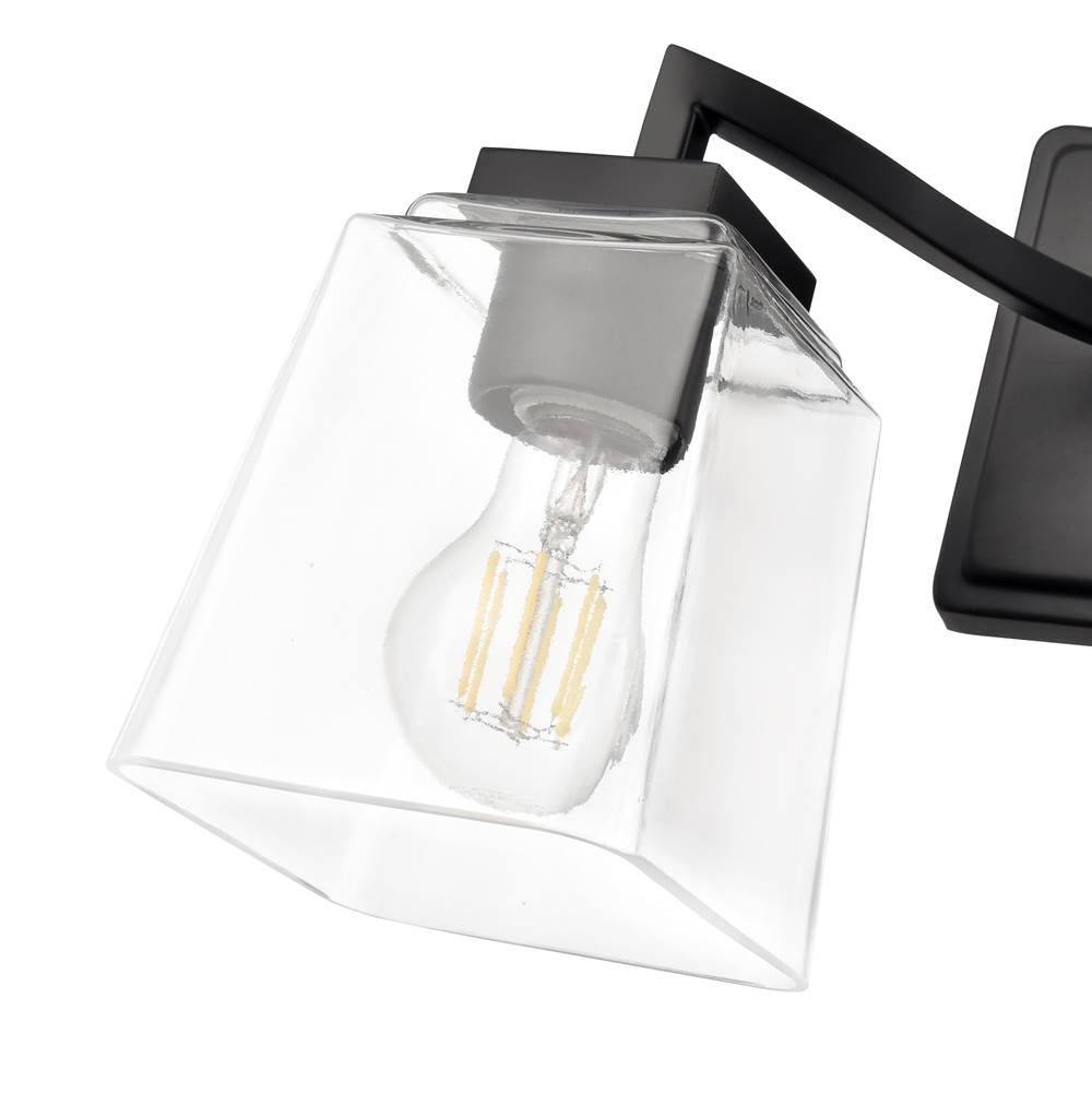 Millennium Lighting 24002-MB Matte Black Avenna 14.5'' Wide 2-light Vanity - Matte Black Image 5