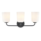 Millennium Lighting 214203-MB Matte Black Laphia 22'' Wide 3-light Vanity - Matte Black Image 6