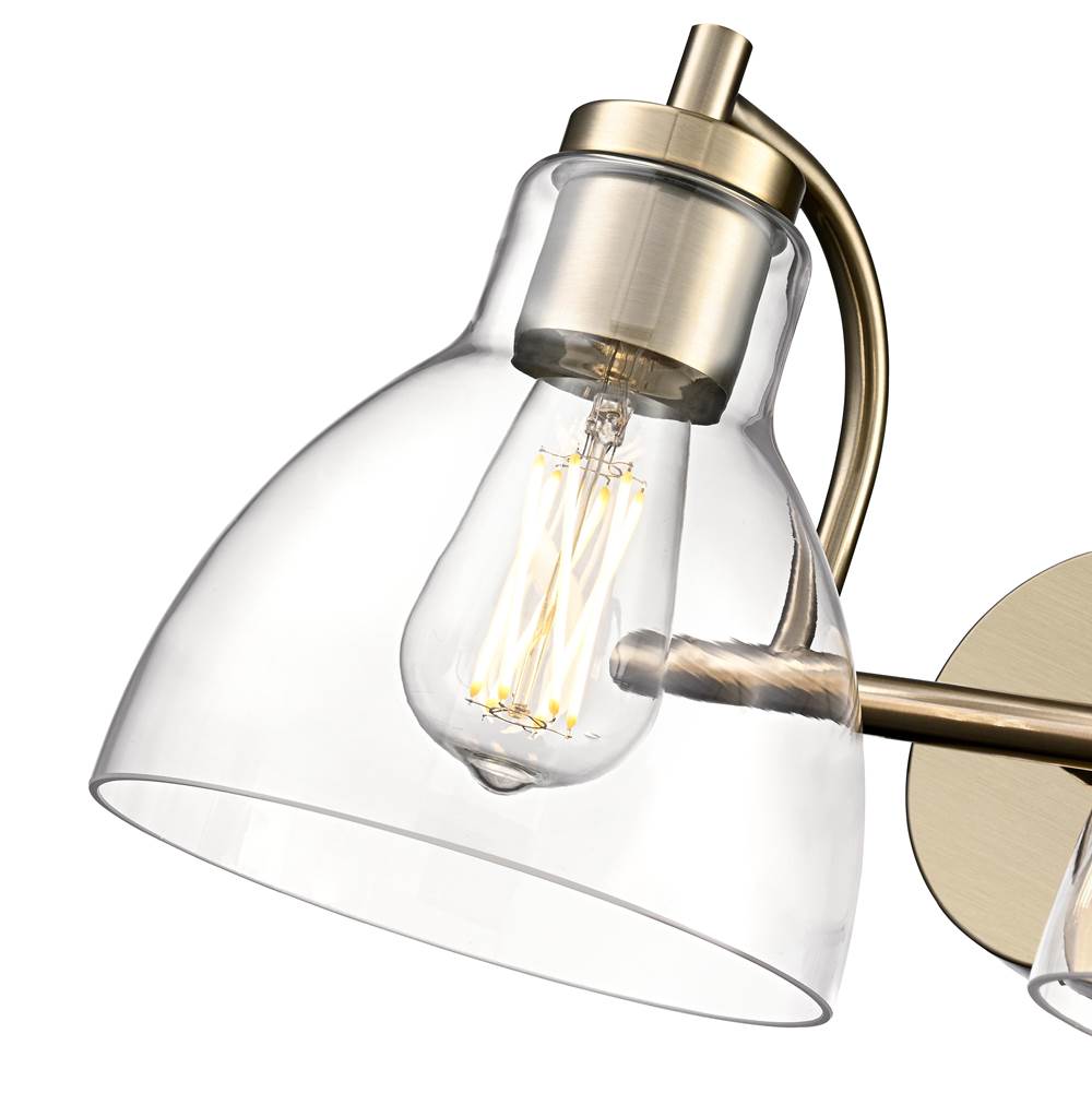 Millennium Lighting 6202-MG Modern Gold Knightsdale 17.5'' 2-light Vanity - Modern Gold Image 5