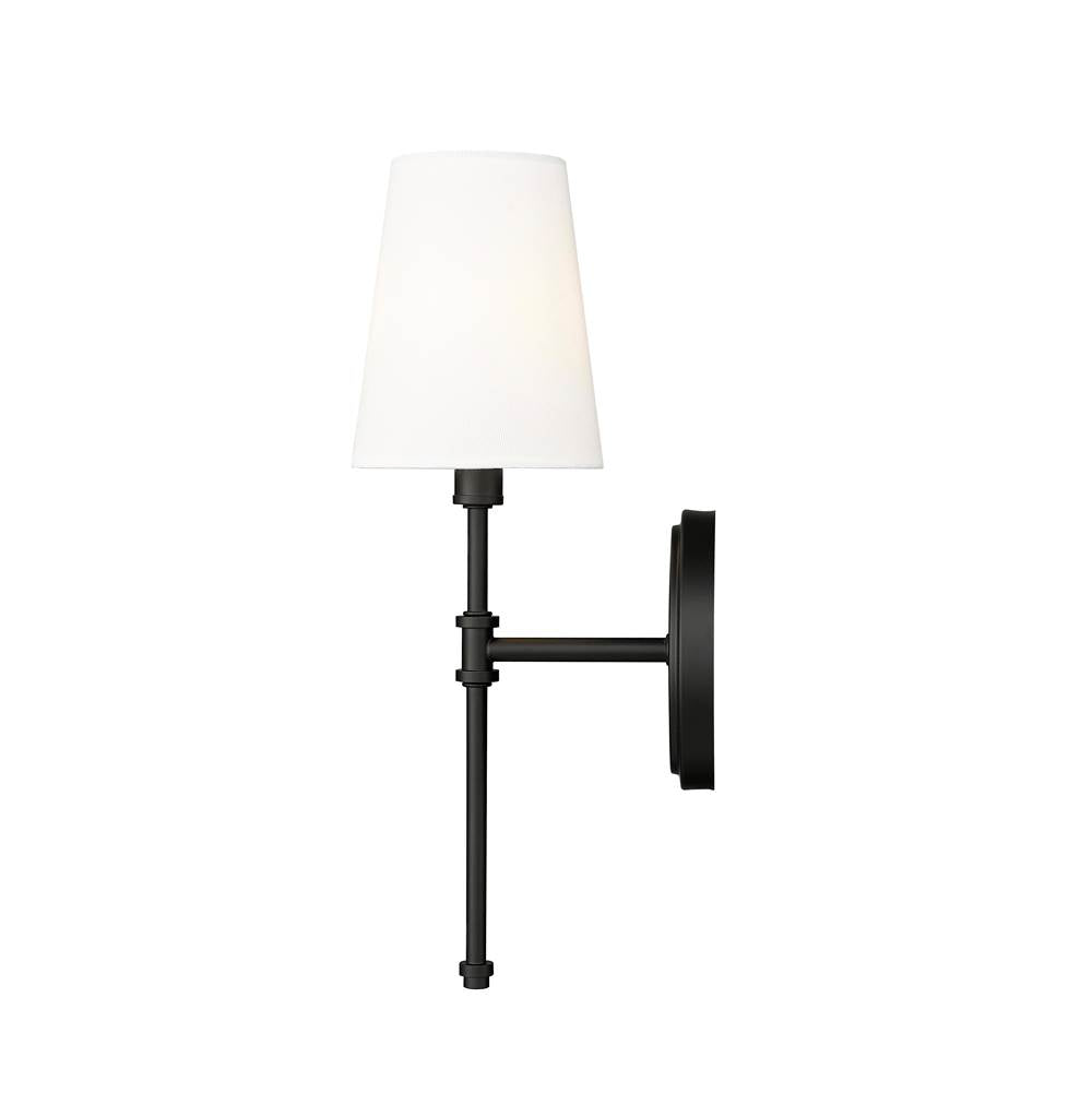 Millennium Lighting 16201-MB Matte Black Adorra 15'' High 1-light Wall Sconce - Matte Black Image 6