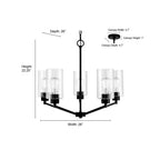 Millennium Lighting 9515-BN Brushed Nickel Beverlly 26'' Wide 5-light Chandelier - Brushed Nickel Image 2