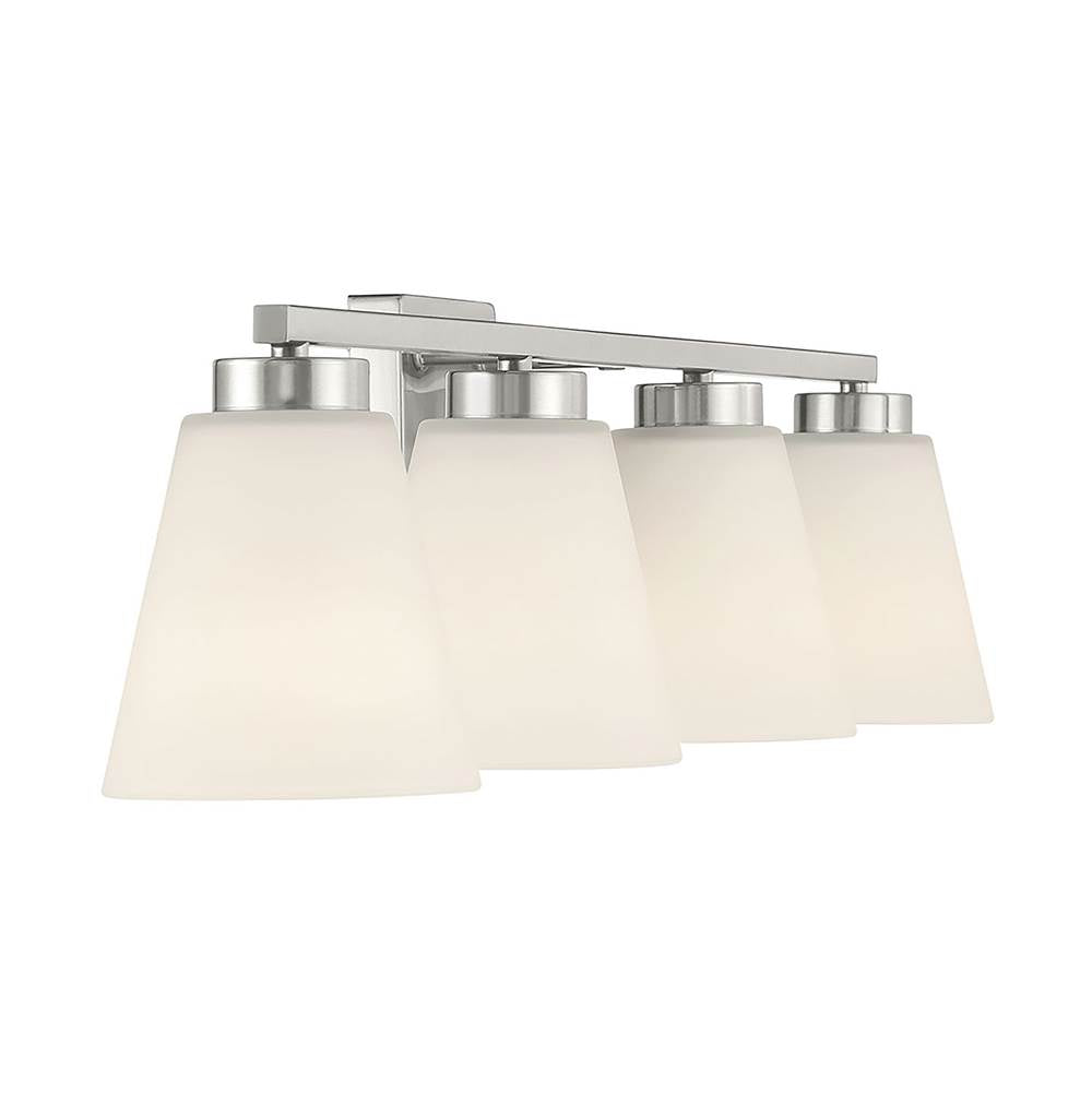 Millennium Lighting 64004WG-BN Brushed Nickel Strayhan 31'' Wide 4-light Vanity Image 7