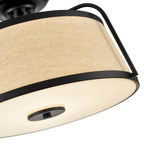Millennium Lighting 78201-MB Matte Black Led Semi-flush Ceiling Mount Image 4
