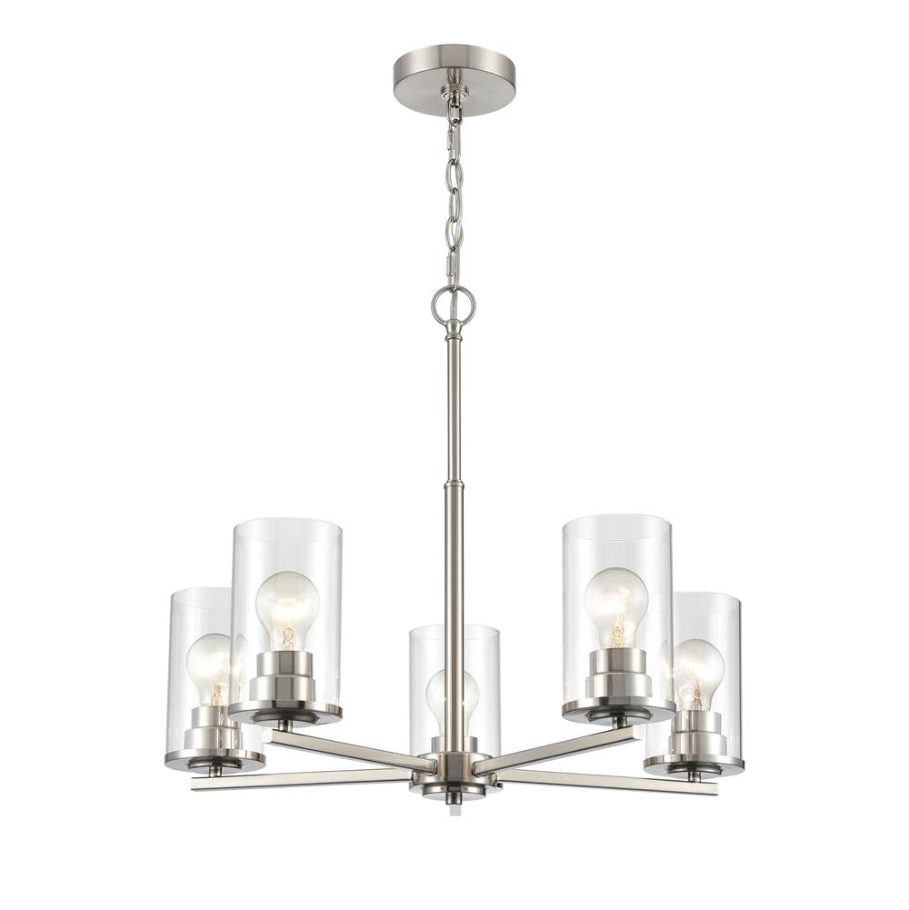 Millennium Lighting 2715-BN Brushed Nickel Chandelier Ceiling Light Image 3