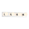 Millennium Lighting 96104-CH Chrome Bellisse 24'' Wide 4-light Bath Bar Image 1