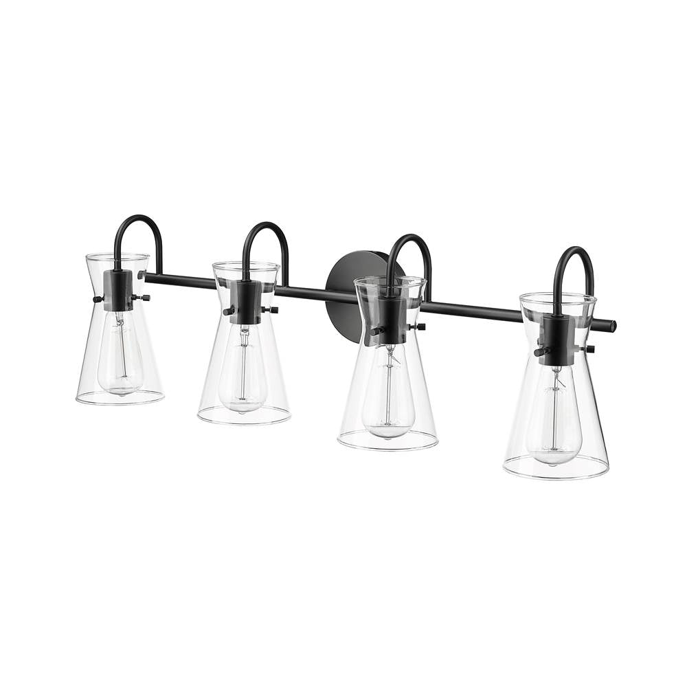 Millennium Lighting 21004-MB Matte Black Vanity Image 4
