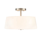 Millennium Lighting Laphia 15.75'' Wide 3-light Semi Flush - Brushed Nickel