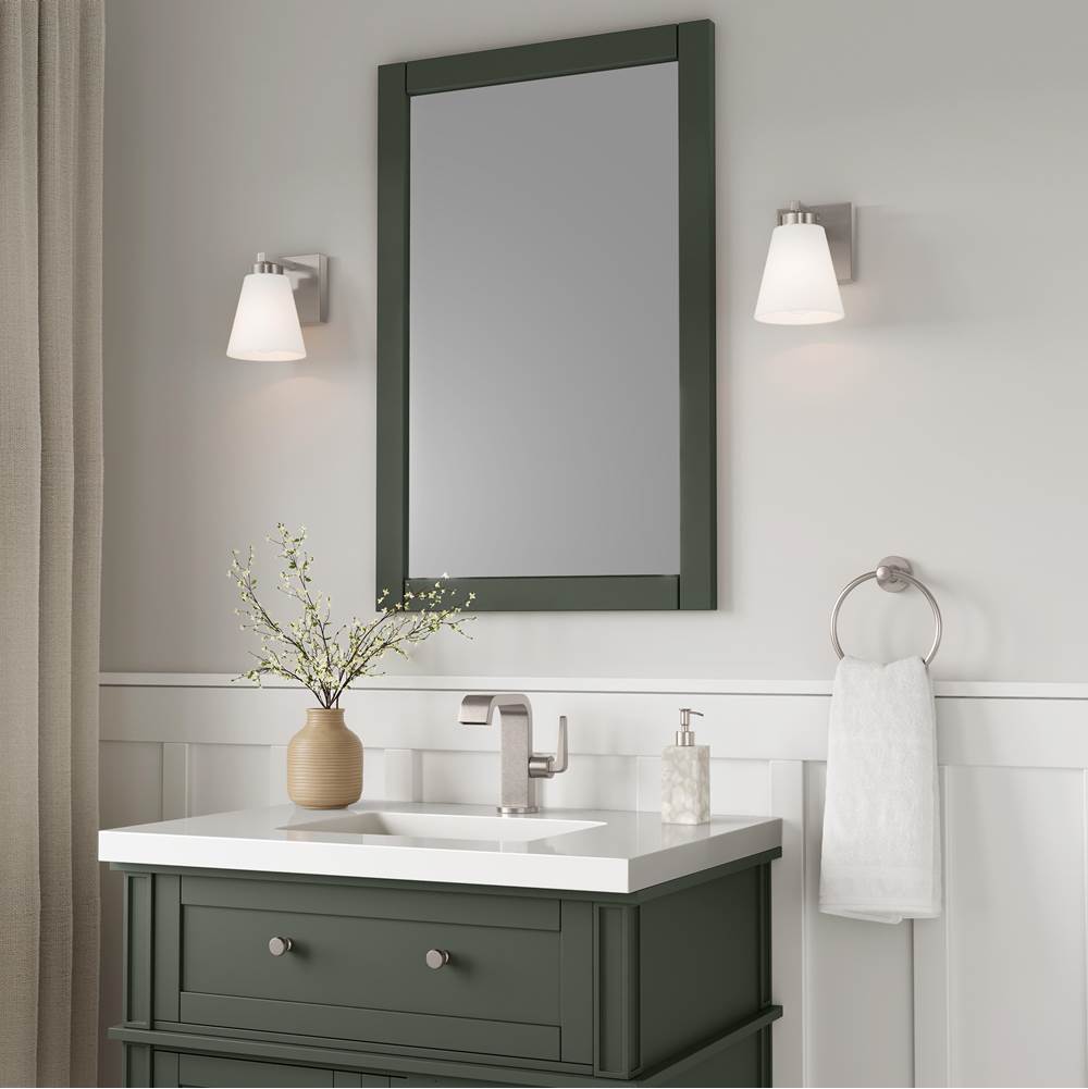 Millennium Lighting 64001WG-BN Brushed Nickel Strayhan 6.75'' High 1-light Wall Sconce Image 4