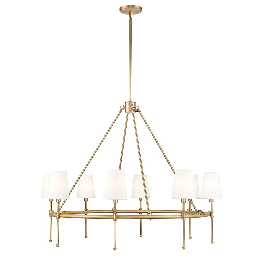 Millennium Lighting Adorra 40'' Wide 8-light Chandelier - Matte Black