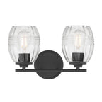 Millennium Lighting 9992-MB Matte Black Miravelle 14'' Wide 2-light Vanity Image 6