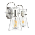 Millennium Lighting 21002-PN Polished Nickel Camellia 13.5'' Wide 2-light Vanity - Polished Nickel Image 6