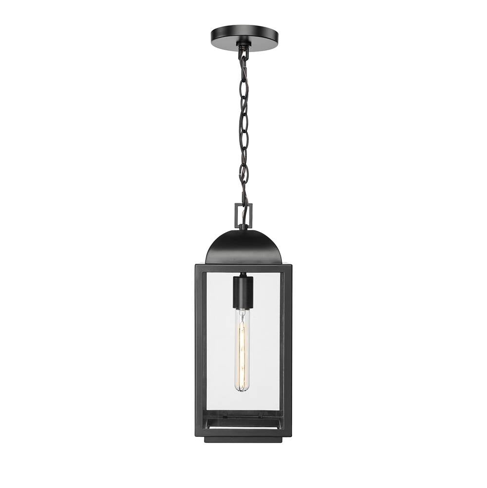 Millennium Lighting Beaufort 7'' Wide 1-light Outdoor Hanging Lantern - Powder Coated Black