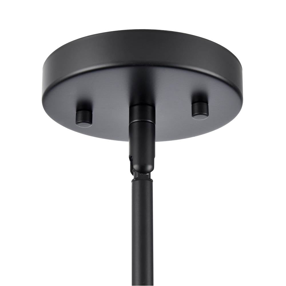 Millennium Lighting 9027-MB Matte Black Elise 24.25'' Wide 4-light Pendant - Matte Black Image 4