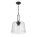 Millennium Lighting 250101-MB Matte Black Diamara 13.75'' Wide 1-light Pendant Image 1