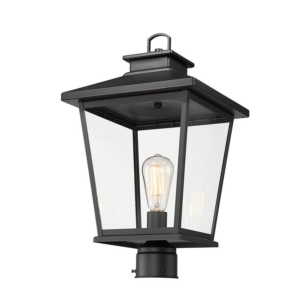 Millennium Lighting 4723-PBK Powder Coat Black Outdoor Post Lantern Image 3