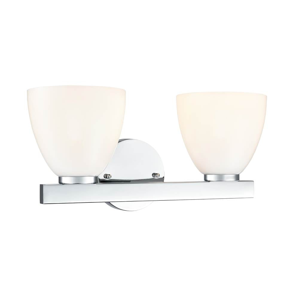 Millennium Lighting 49002-CH Polished Chrome Apria 15.75'' Wide 2-light Vanity - Polished Chrome Image 1
