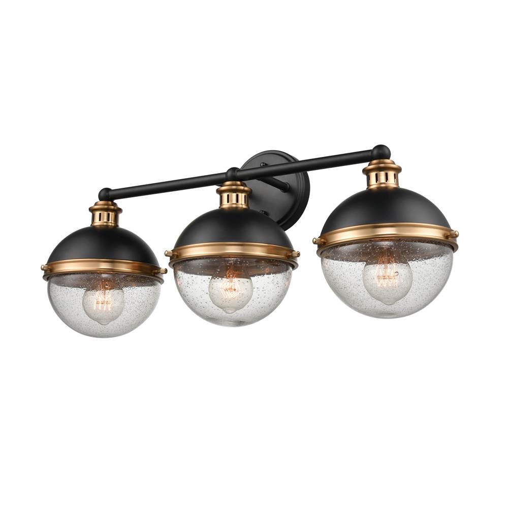 Millennium Lighting 4253-MB/AB Matte Black,Aged Brass Vanity Image 2