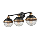 Millennium Lighting 4253-MB/AB Matte Black,Aged Brass Vanity Image 2