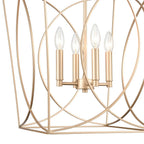 Millennium Lighting 4000-PMG Painted Modern Gold Pendant Light Image 2
