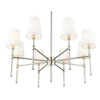 Millennium Lighting 16108-PN Polished Nickel Adorra 30'' Wide 8-light Chandelier - Polished Nickel Image 6