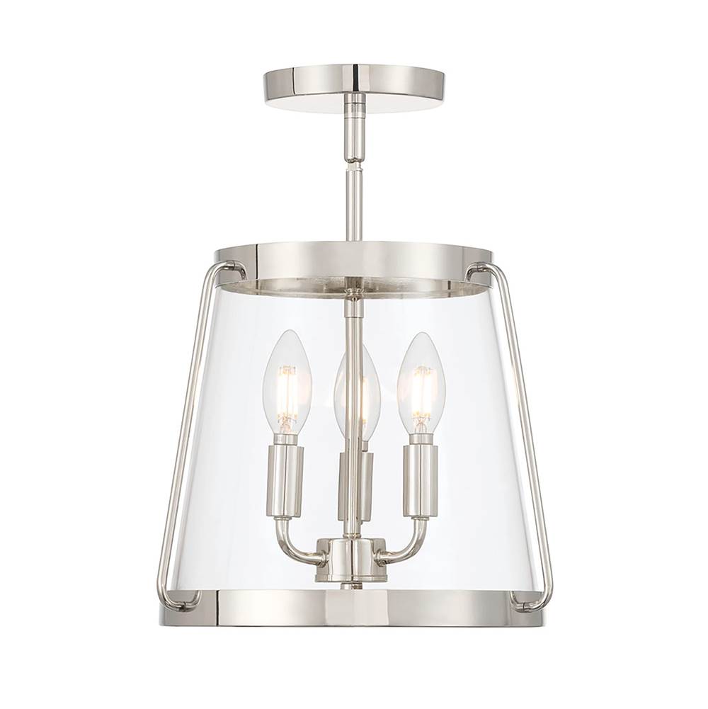 Millennium Lighting Adabella 12.25'' Wide 3-light Semi-flush Mount