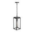 Millennium Lighting 902301-PBK Powder Coated Black Alpharetta 7.5'' 1-light Outdoor Hanging Lantern - Powder Coated Black Image 1