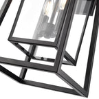 Millennium Lighting 198502-PBK Powder Coated Black Denzell 21.25'' High 2-light Outdoor Wall Sconce - Powder Coated Black Image 5