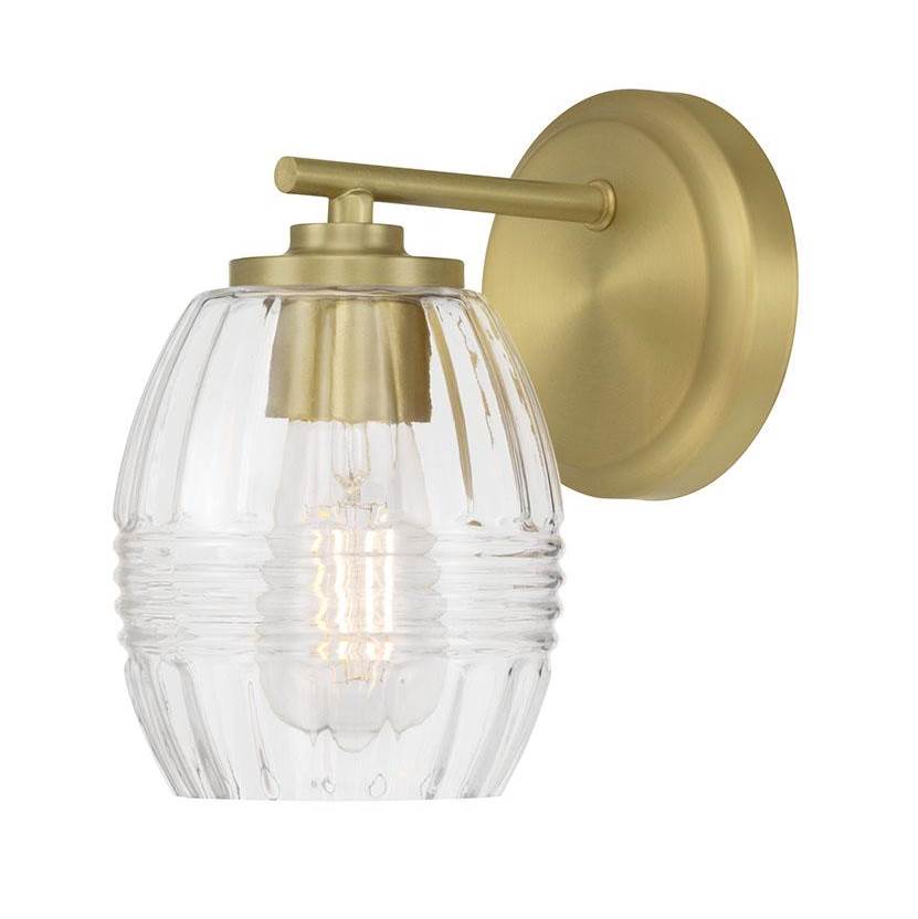 Millennium Lighting 9991-VB Vintage Brass Miravelle 8.75'' High 1-light Wall Sconce Image 8