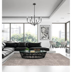 Millennium Lighting 8166-MB Matte Black 6 Light Chandelier Image 3