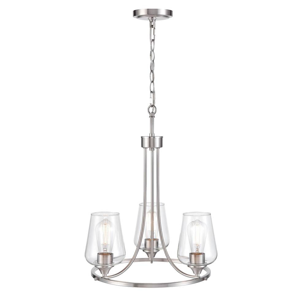 Millennium Lighting 9723-BN Brushed Nickel Chandelier Ceiling Light Image 3