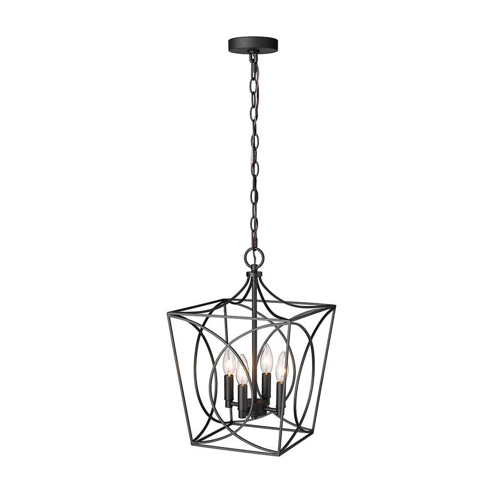 Millennium Lighting 4001-MB Matte Black Pendant Light Image 2