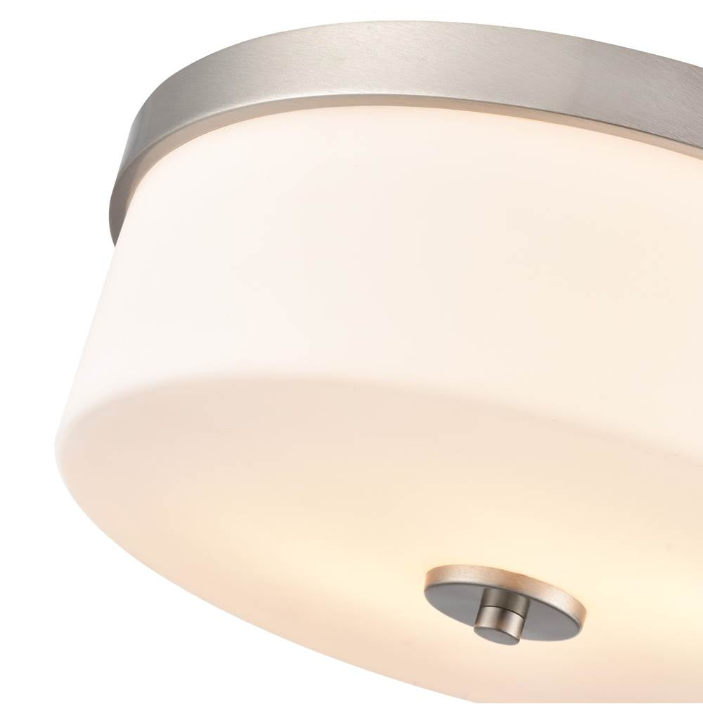 Millennium Lighting 214102-BN Brushed Nickel Laphia 13.25'' Wide 2-light Flushmount - Brushed Nickel Image 3