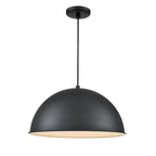 Millennium Lighting RWDBC18-SB Satin Black Cord Hung Wide Deep Bowl Image 1