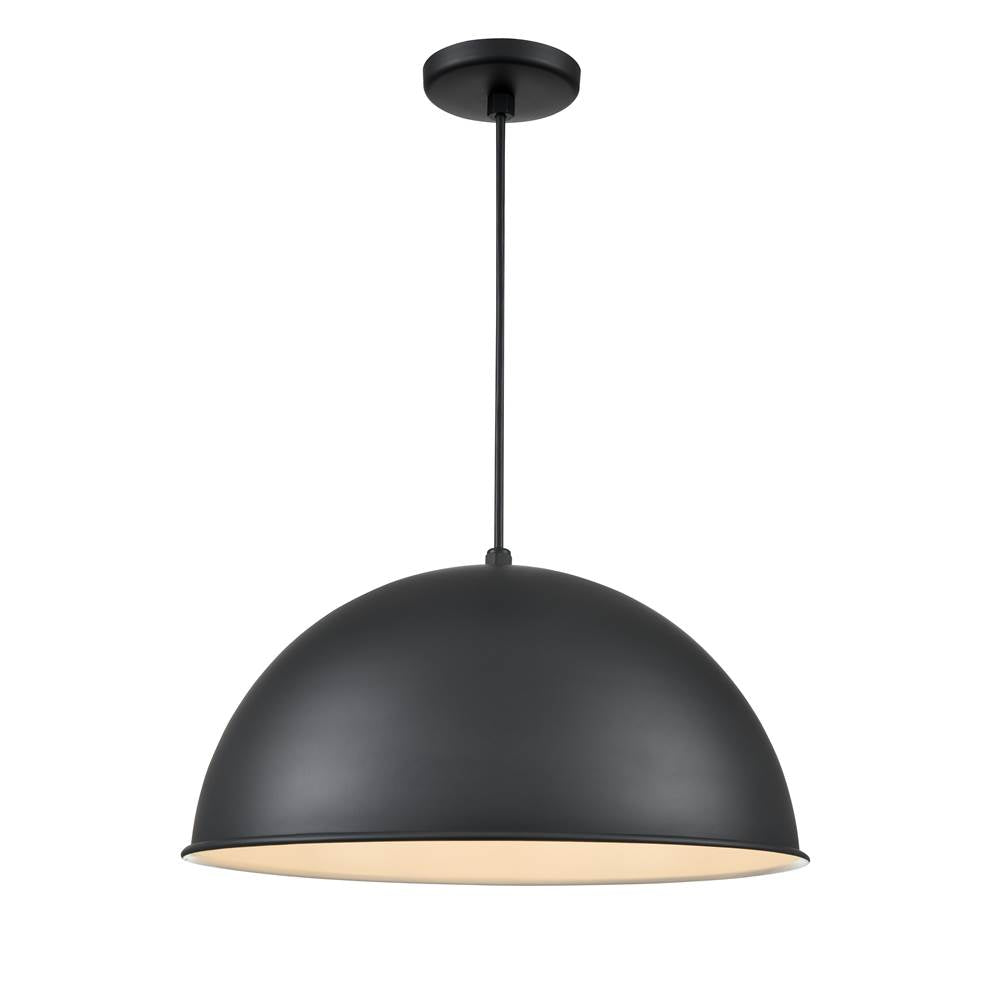 Millennium Lighting RWDBC18-SB Satin Black Cord Hung Wide Deep Bowl Image 1