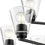 Millennium Lighting 64109-MB Matte Black Strayhan 28.5'' 9-light Chandelier - Matte Black Image 5