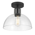 Millennium Lighting 6021-MB Matte Black Knightsdale 10'' Wide 1-light Semi-flush Mount Image 7
