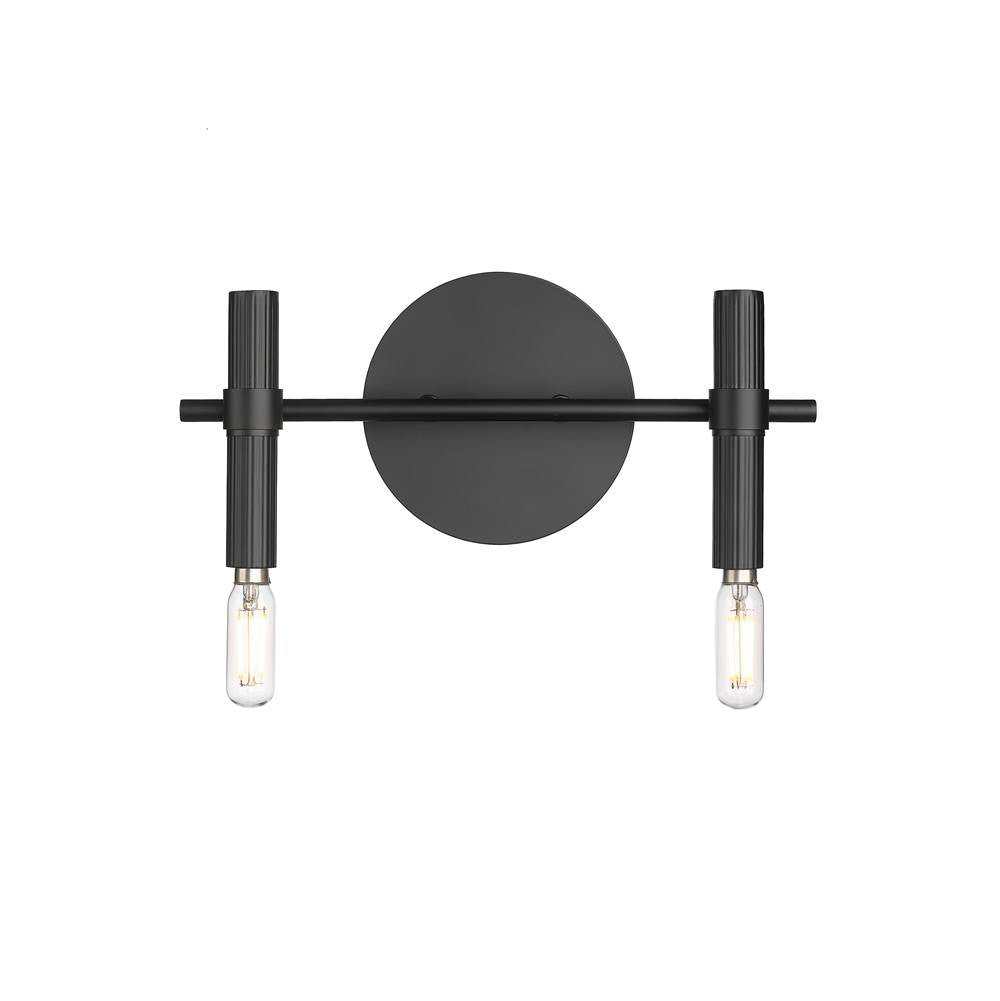 Millennium Lighting Skyva 6'' High 2-light Vanity - Matte Black