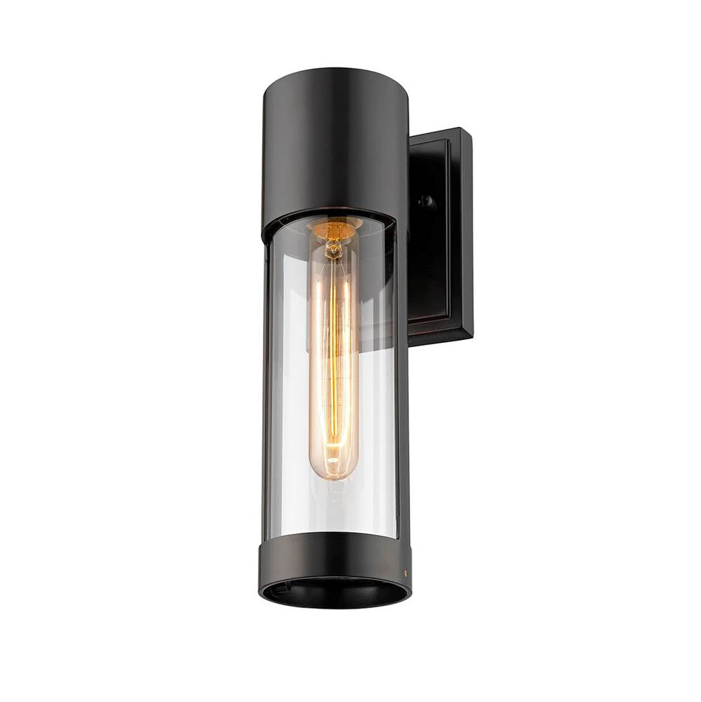 Millennium Lighting 8212-PBK Powder Coat Black Outdoor Wall Sconce Image 3