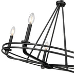 Millennium Lighting 21605-MB Matte Black Jody 26.5'' Wide 5-light Chandelier - Matte Black Image 4