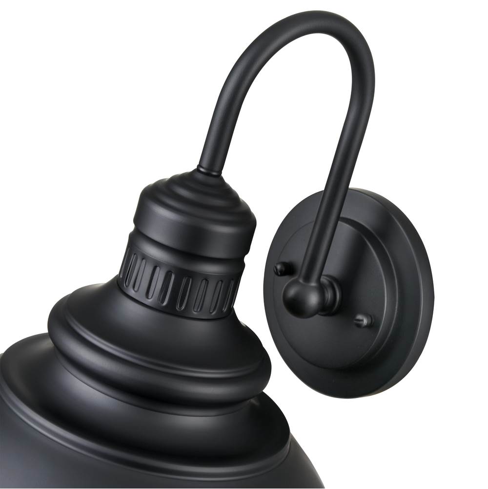 Millennium Lighting 81101-PBK Powder Coated Black Outdoor Wall Sconce Image 3