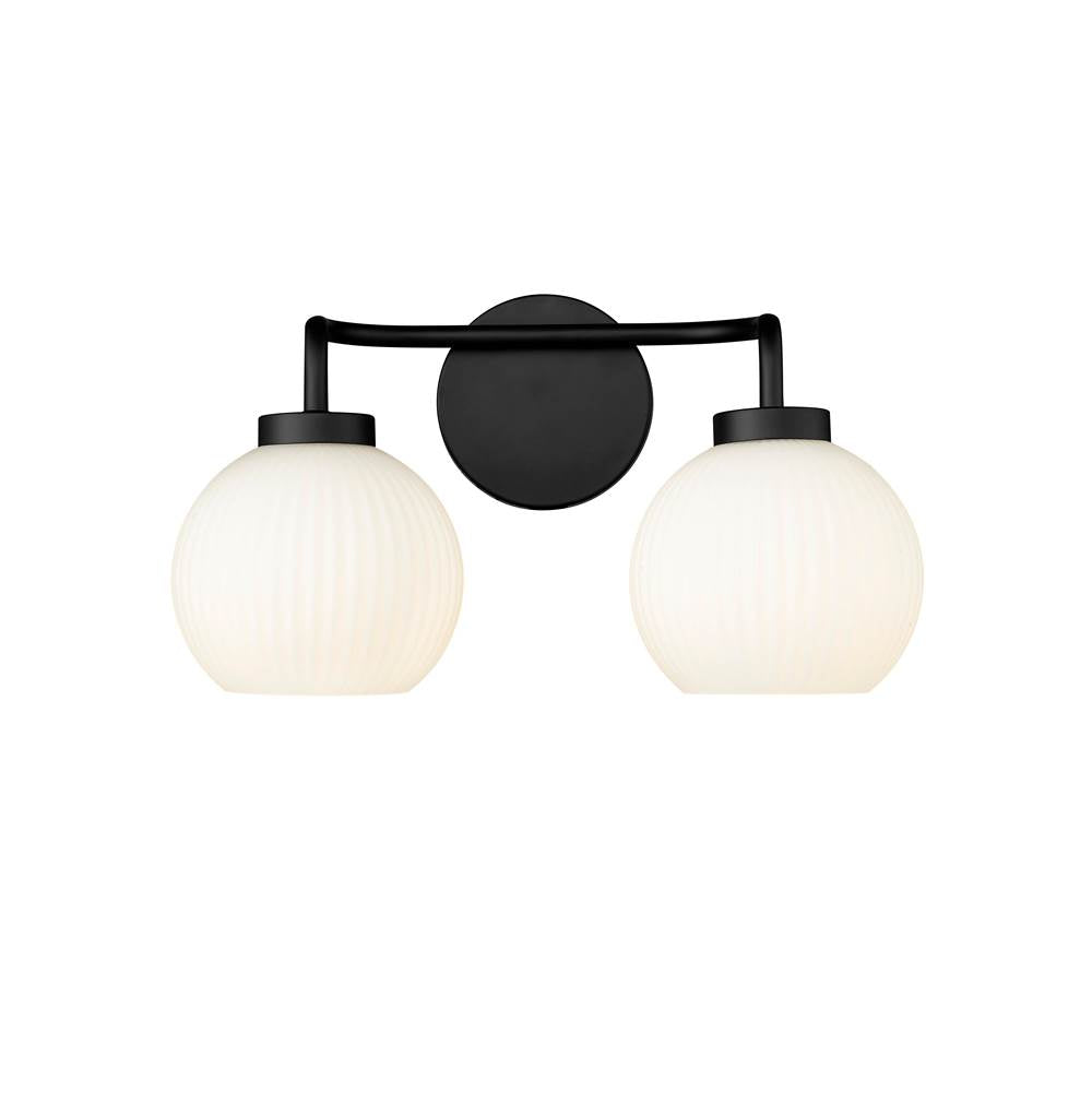 Millennium Lighting 22402-MB Matte Black Vanity Image 1
