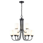 Millennium Lighting Ivey Lake Ivey Lake 9-light Chandelier Ceiling Light Matte Black