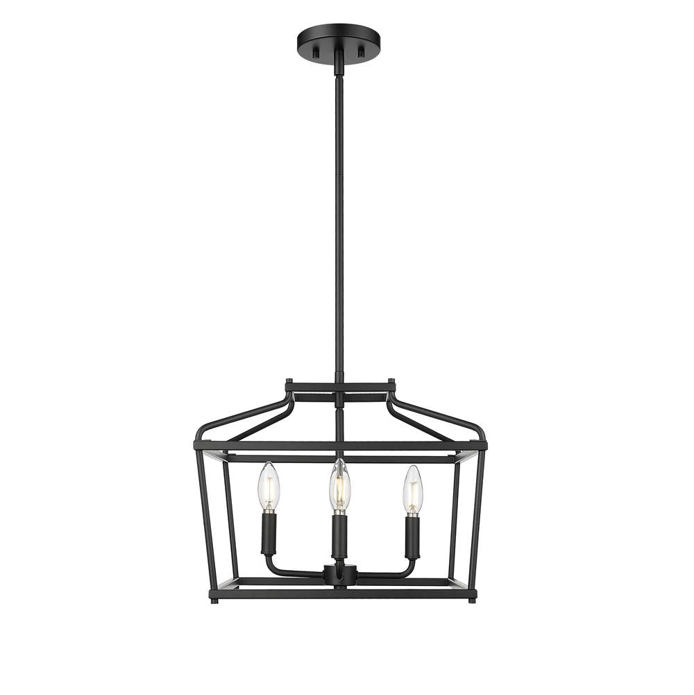 Millennium Lighting Nellita 16'' Wide 4-light Pendant - Matte Black