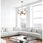 Millennium Lighting 8150-MG Modern Gold 10 Light Chandelier Image 3