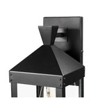 Millennium Lighting 22911-PBK Powder Coated Black Yates 17.25'' High 1-light Outdoor Wall Sconce - Painted Black Image 5