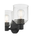 Millennium Lighting 202103-MB Matte Black Vessair 22.5'' Wide 3-light Vanity Image 5
