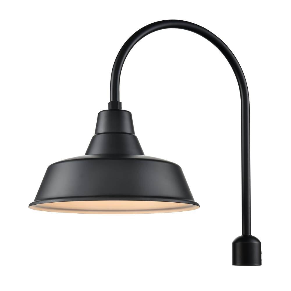 Millennium Lighting RCLWS17-SB Satin Black Classic Warehouse Shade Image 3