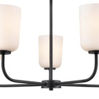 Millennium Lighting 214005-MB Matte Black Laphia 27'' Wide 5-light Chandelier - Matte Black Image 6