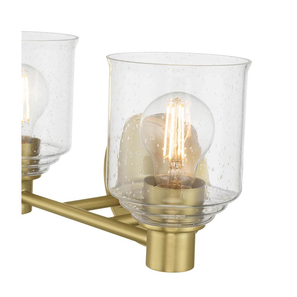 Millennium Lighting 202102-VB Vintage Brass Vessair 14'' Wide 2-light Vanity Image 5