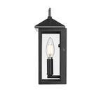 Millennium Lighting 198001-PBK Powder Coated Black Munger 11'' High 1-light Outdoor Wall Sconce - Powder Coated Black Image 6